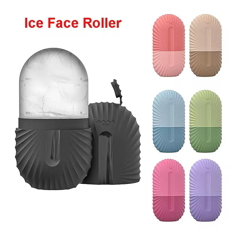 Ice Face Roller Beauty Massage Silicone for Eye Puffiness Shrink Pores Velura