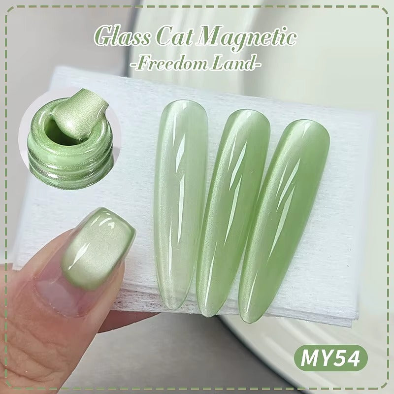 Gel Nail Polish – Pink Cat Eye Magnetic Jelly Crystal Nail Polish 10ml Velura