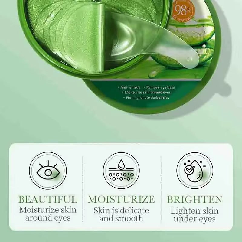 Aloe Vera Collagen Eye Mask – Dark Circle & Puffiness Care (60pcs) Velura