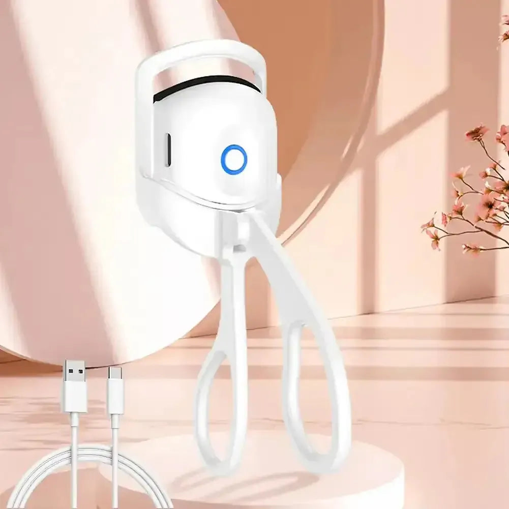 Electric Heated Eyelash Curler – USB Rechargeable Long-Lasting Lash Tool Velura