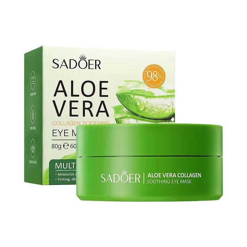 Aloe Vera Collagen Eye Mask – Dark Circle & Puffiness Care (60pcs) Velura
