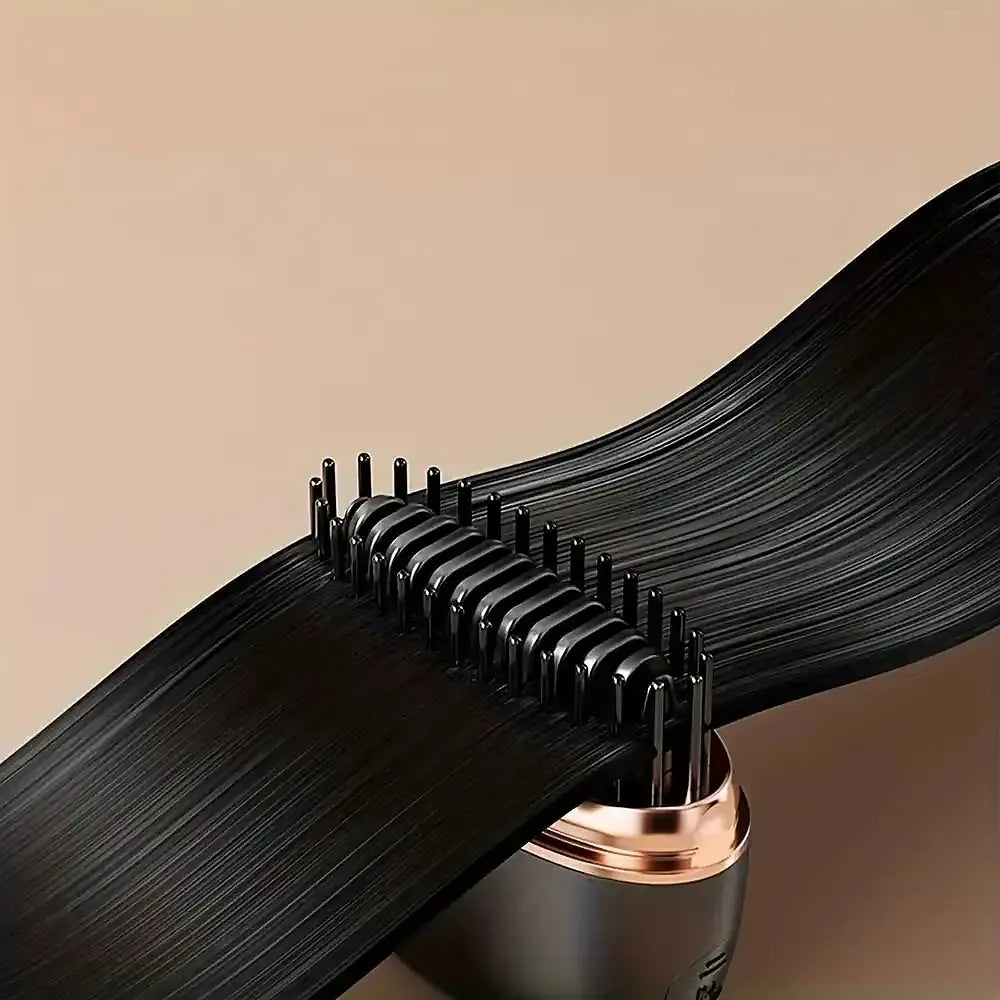 New Wireless Straightening Comb Portable USB Charging Hair Straightener Brush Heating Plates Comb for Smooth Styling Hair Styler Velura