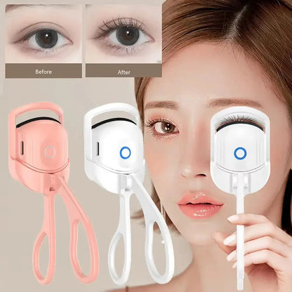 Electric Heated Eyelash Curler – USB Rechargeable Long-Lasting Lash Tool Velura
