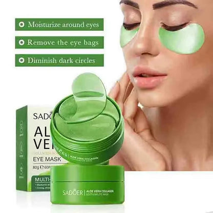 Aloe Vera Collagen Eye Mask – Dark Circle & Puffiness Care (60pcs) Velura