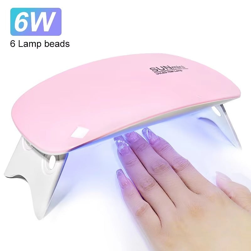Mini Nail Dryer – USB Rechargeable LED Gel Lamp Velura