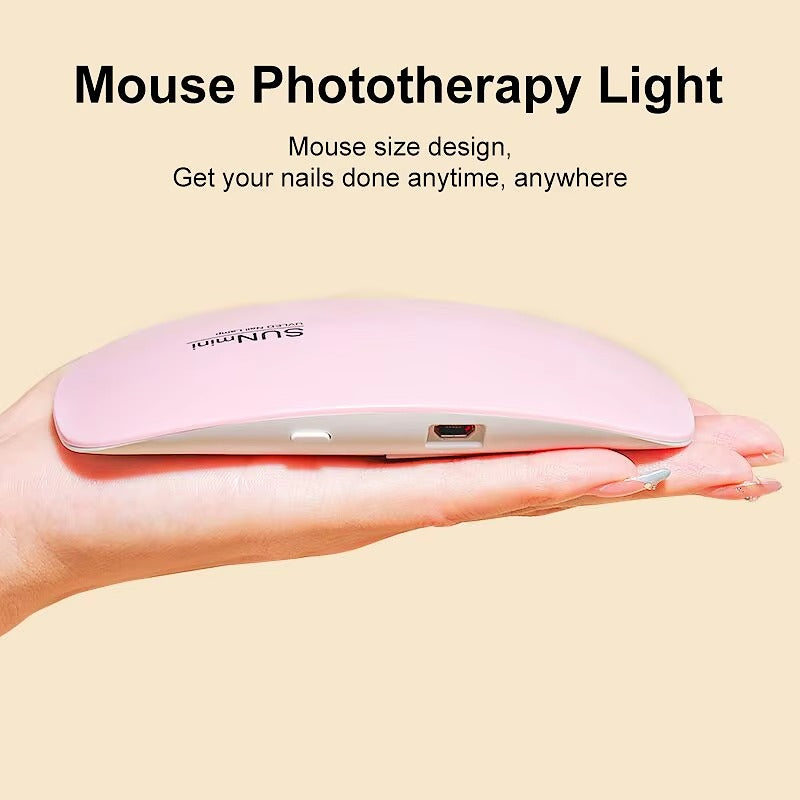 Mini Nail Dryer – USB Rechargeable LED Gel Lamp Velura