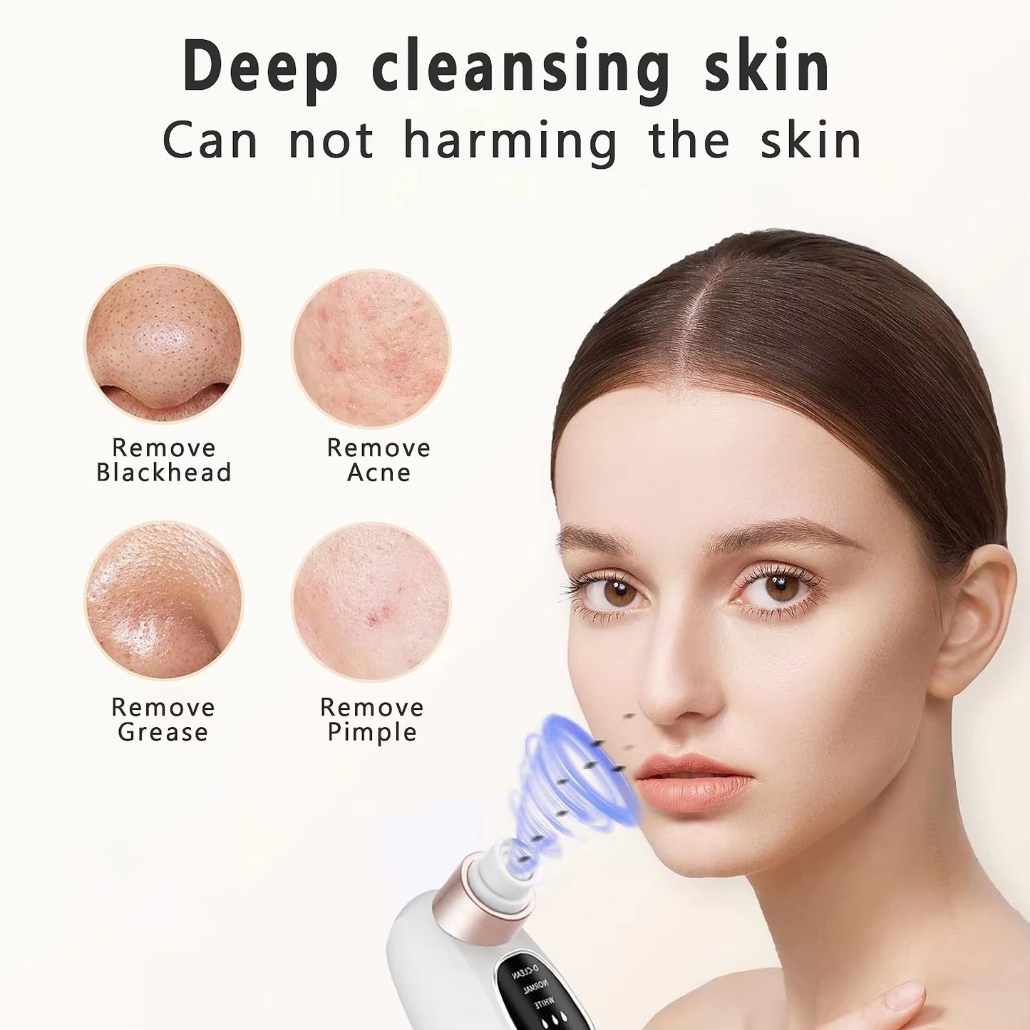 Blackhead Remover – Electric Pore Vacuum Face Cleaner Velura