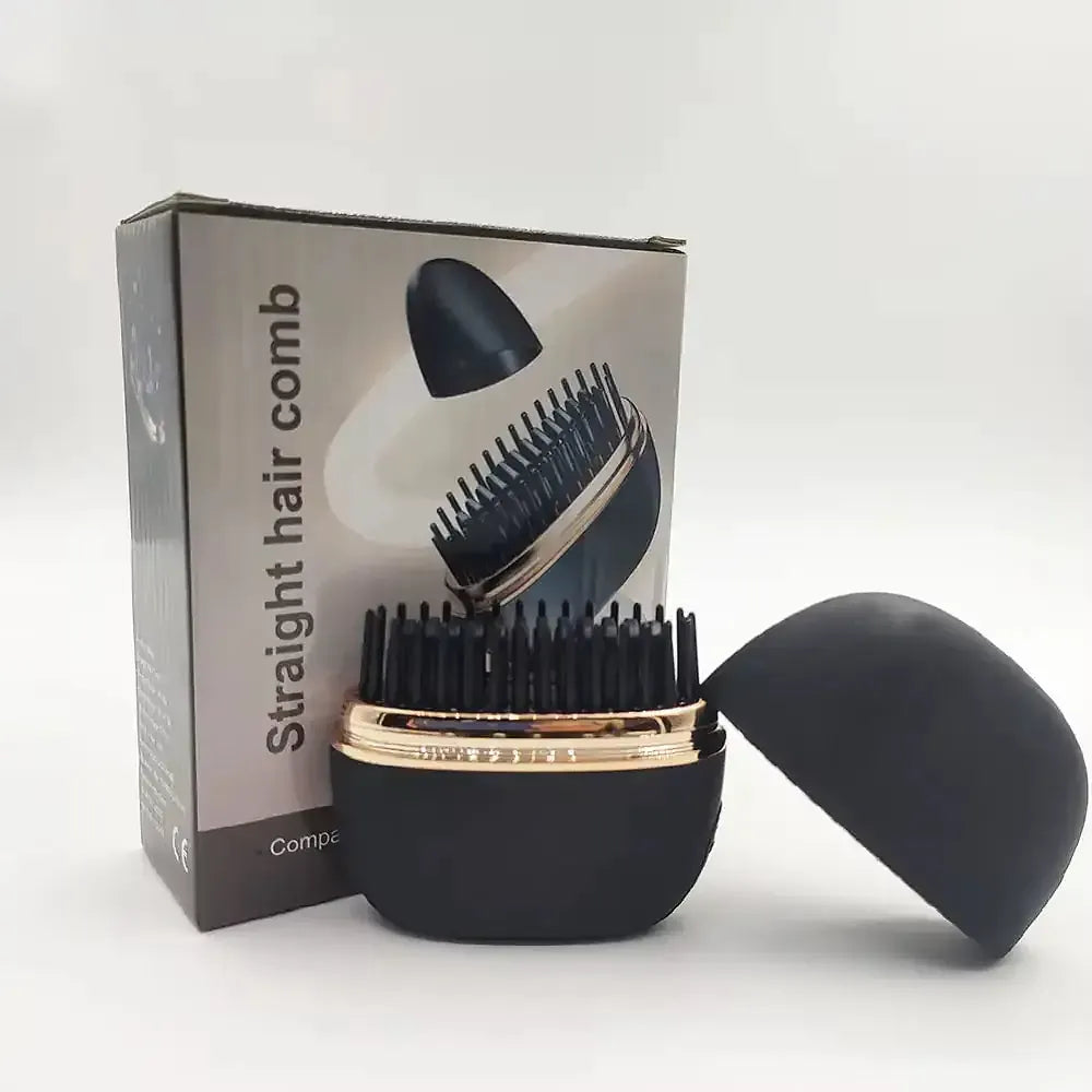 New Wireless Straightening Comb Portable USB Charging Hair Straightener Brush Heating Plates Comb for Smooth Styling Hair Styler Velura