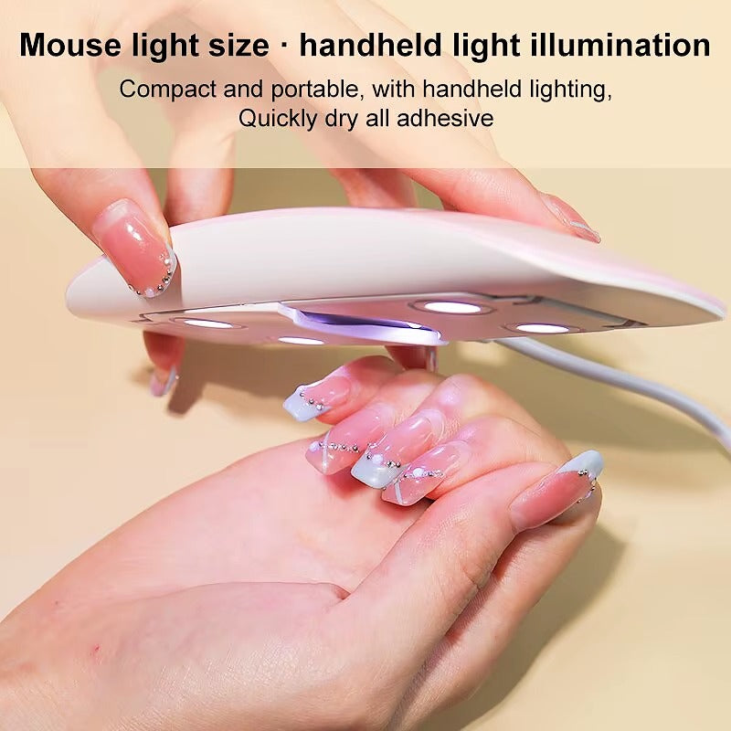 Mini Nail Dryer – USB Rechargeable LED Gel Lamp Velura