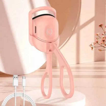 Electric Heated Eyelash Curler – USB Rechargeable Long-Lasting Lash Tool Velura