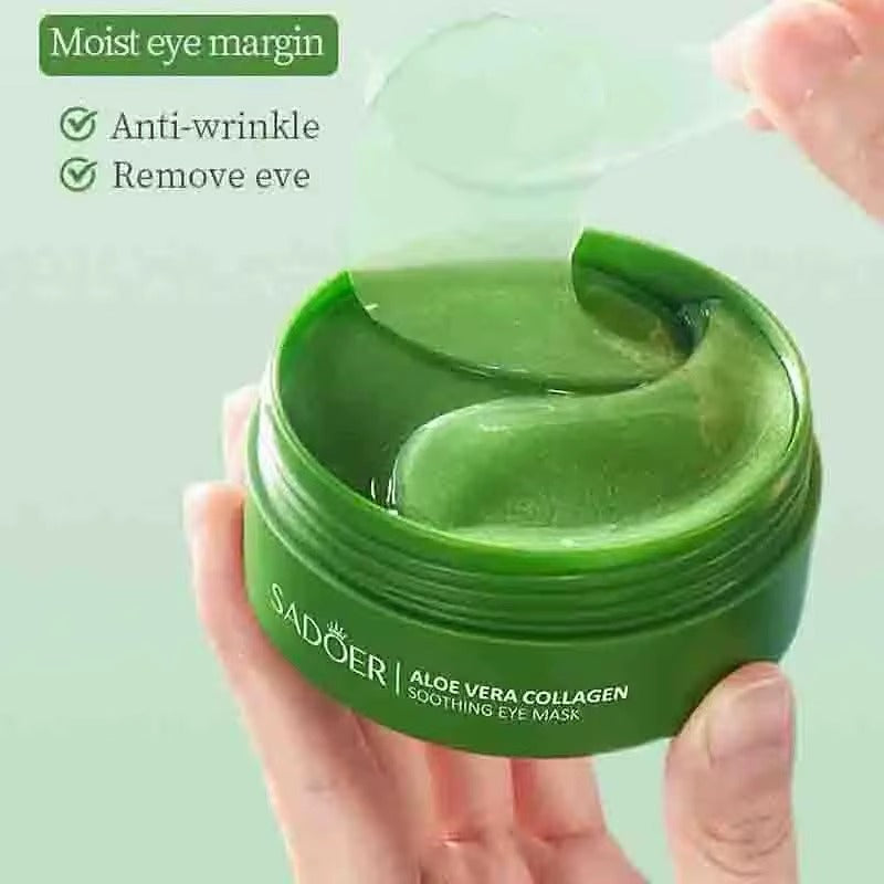 Aloe Vera Collagen Eye Mask – Dark Circle & Puffiness Care (60pcs) Velura