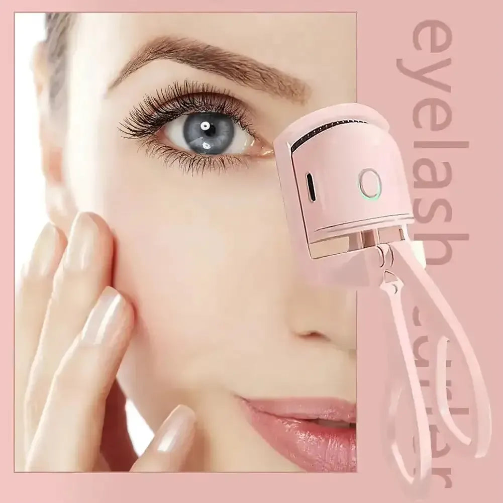 Electric Heated Eyelash Curler – USB Rechargeable Long-Lasting Lash Tool Velura